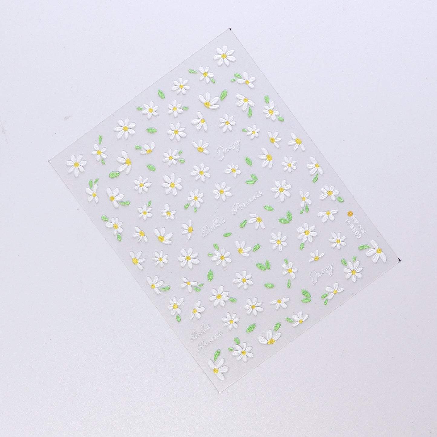 5D Flower Nail Sticker
