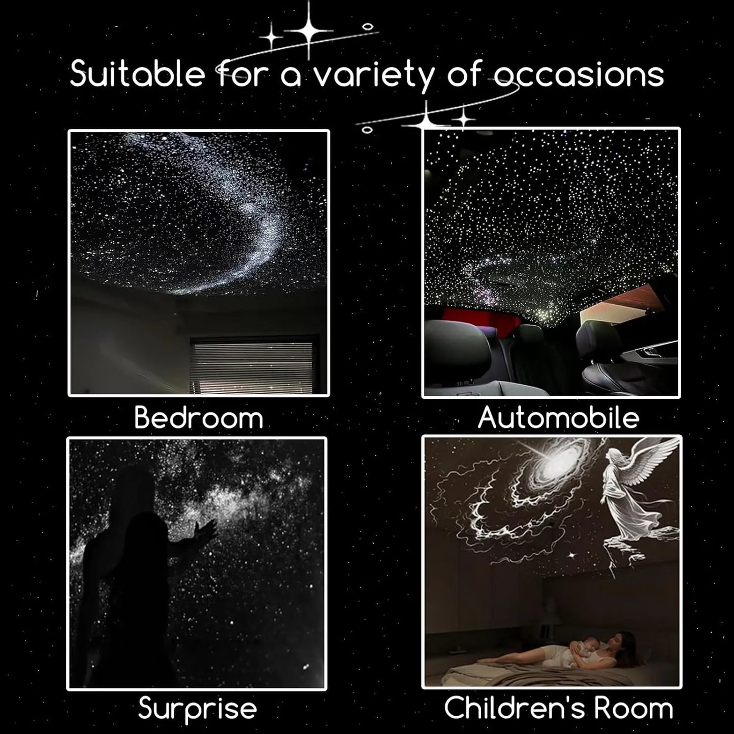 12-in-1 Galaxy Projector Night Light With 12 Projection Discs | 100% Original