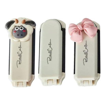 Folding Hair Brush With Mirror