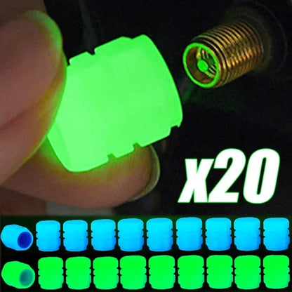 Car & Bike Night Glow Tyre  Caps