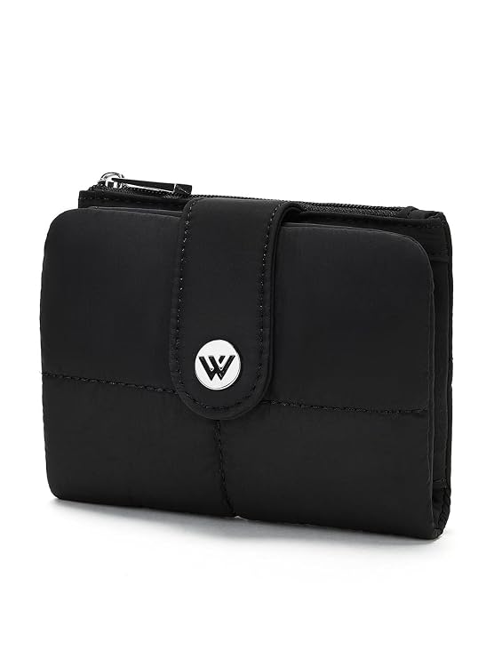 Puffer Small Wallet for Women RFID Blocking Card Holder
