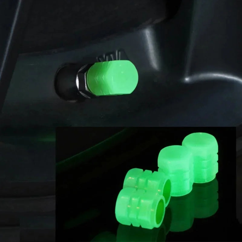 Car & Bike Night Glow Tyre  Caps