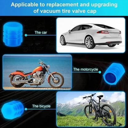 Car & Bike Night Glow Tyre  Caps