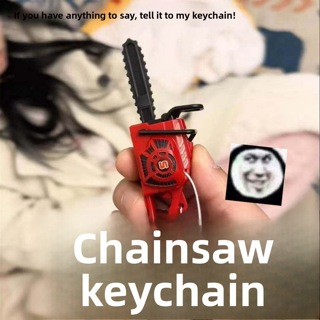 Mini Chainsaw Keychain – Creative Portable Tool Style Gadget