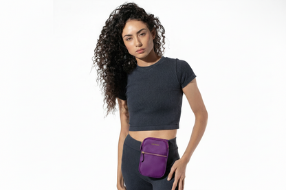Snap-On Magnetic Hip Pouch w/ Zippered Pocket