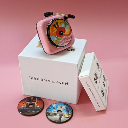 Creative Vinyl Record Spinner Stress Relief Gadget