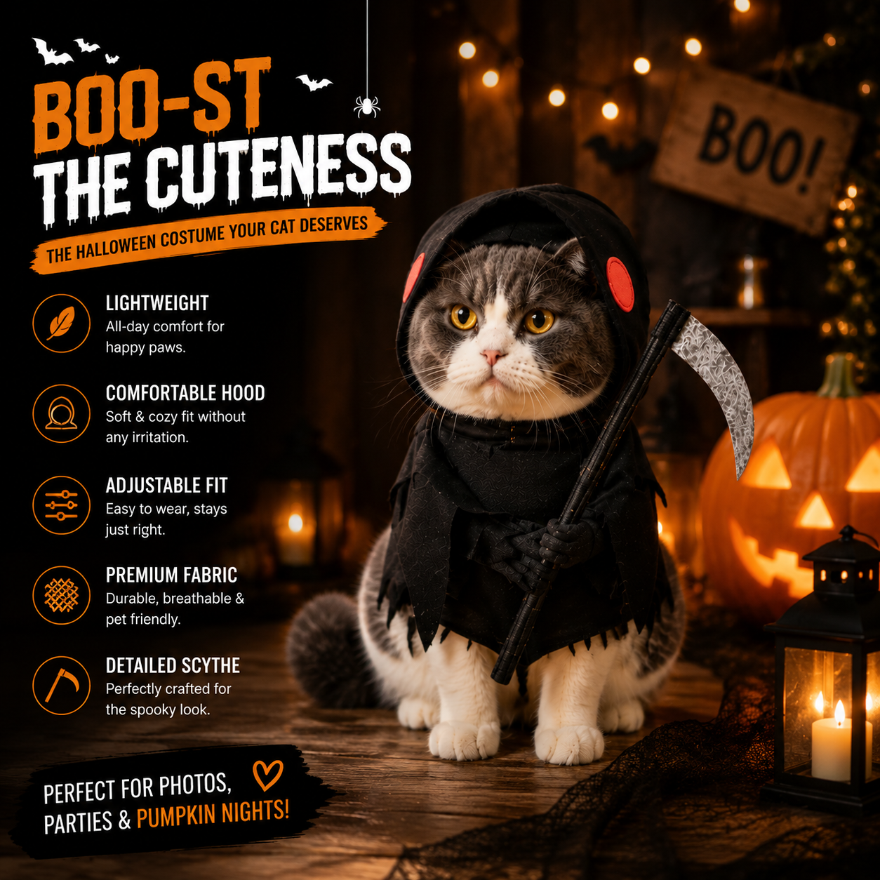 Reaper Ride™ Cat Costume