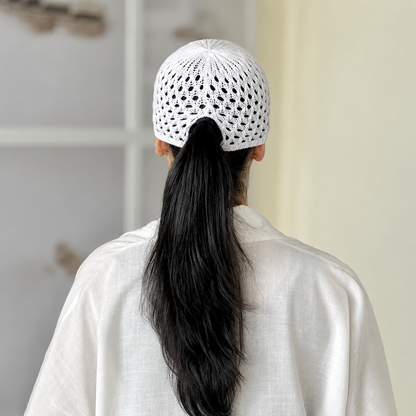 Open Weave Summer Cap