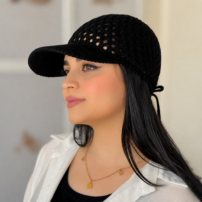 Open Weave Summer Cap
