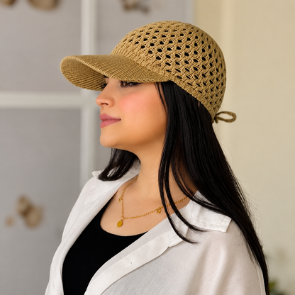 Open Weave Summer Cap