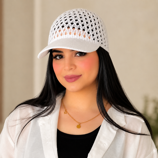 Open Weave Summer Cap