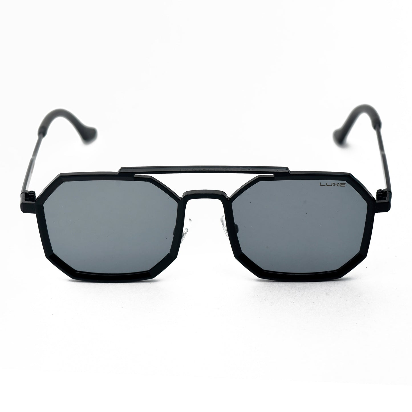 Unisex Silver Metal Glasses