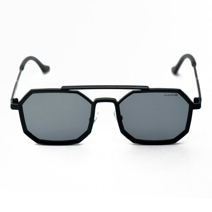 Unisex Silver Metal Glasses