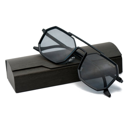 Unisex Silver Metal Glasses