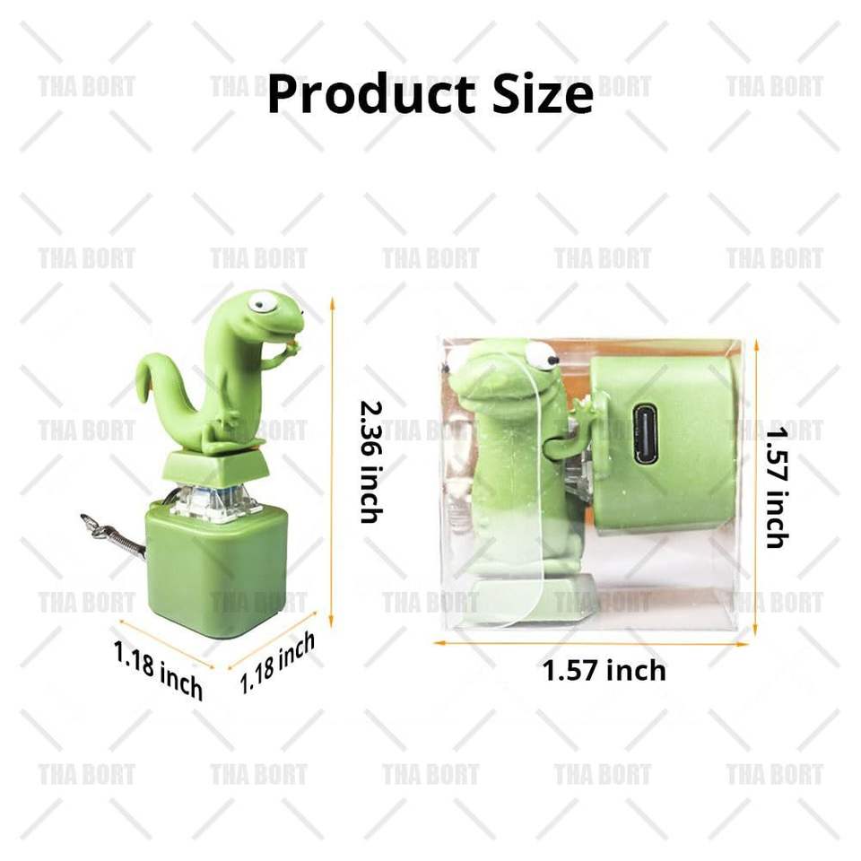 Lizard Fidget Toy ( Rechargeable + Emergency Powerbank )