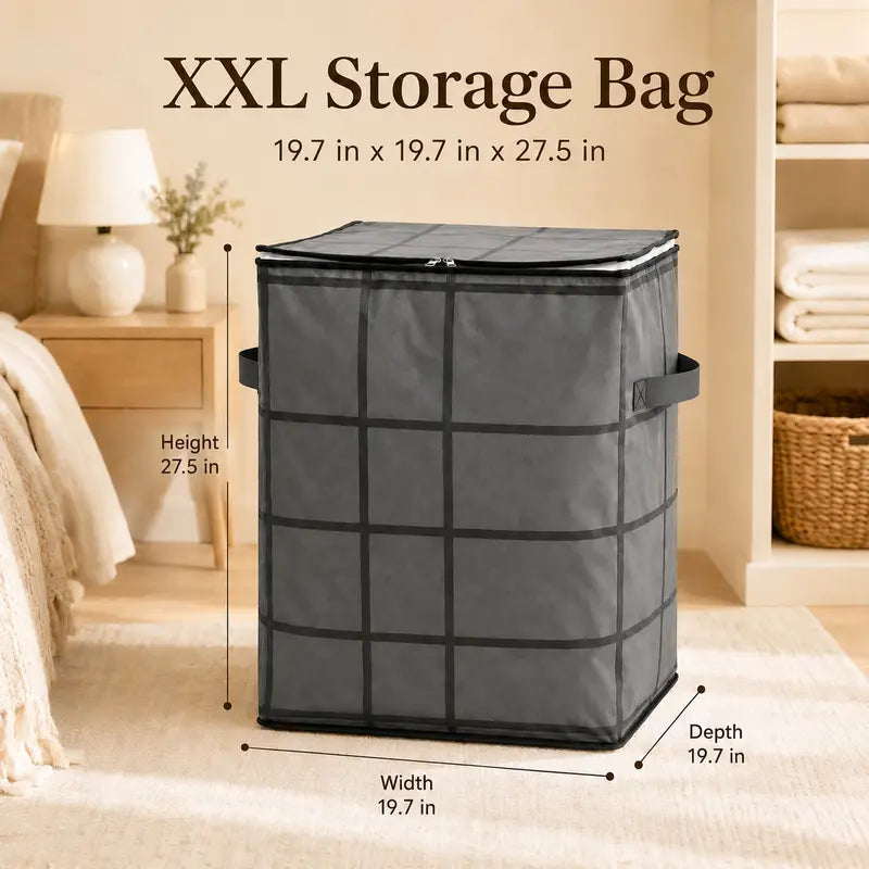 Large Foldable Storage Bag for Bedding & Clothes