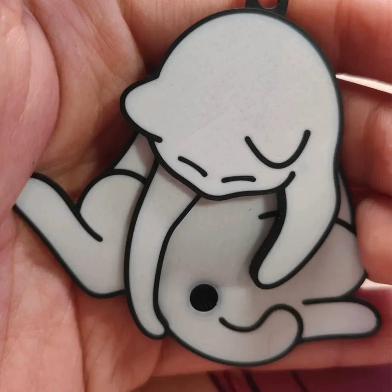 Funny Cat Keychain