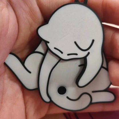 Funny Cat Keychain