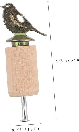 Wholesale Musical Instrument Handmade Solid Wood Hand Twisted Bird Whistle