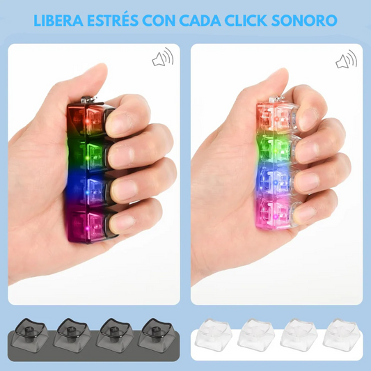 🎹 Mini Mechanical Keyboard Keychain