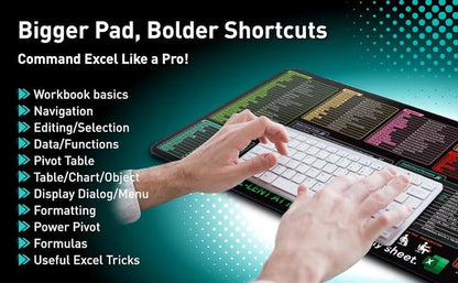 Shortcuts Mouse Pad for Excel Windows