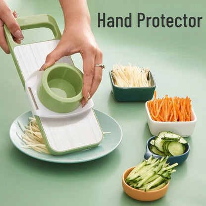 5 IN 1 Stainless Steel Vegetable Cutter – Khareedlow